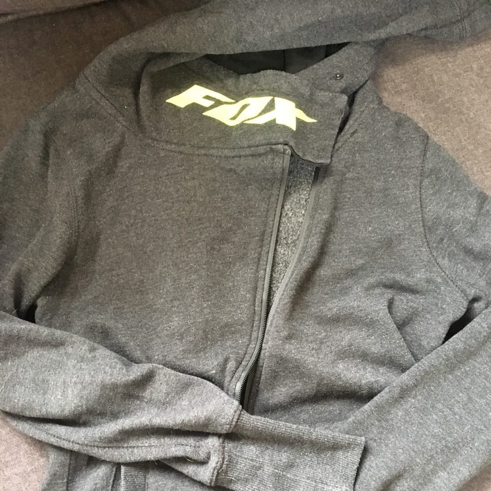 Fox asymmetrical hoodie